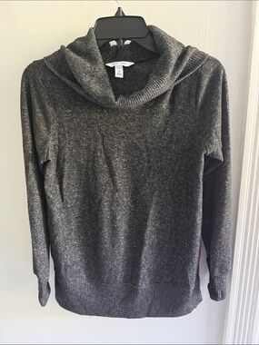 Nine West Charcoal Cowl Neck Sweater